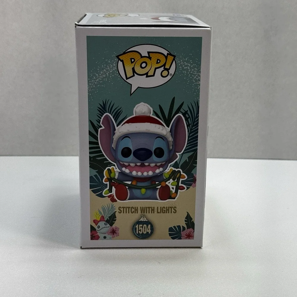 Funko Pop Stitch with Lights #1504 Disney Lilo & Stitch Holiday Vinyl Figure Toy
